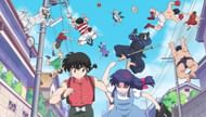 Ranma and Akane heading to Furinkan school (Image via MAPPA)